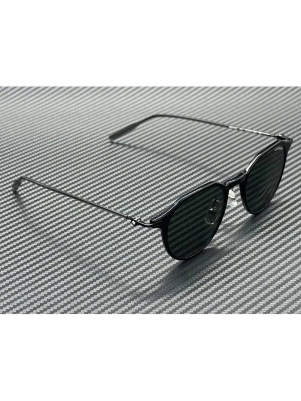 New Montblanc Men Black Sunglasses 49-20-145